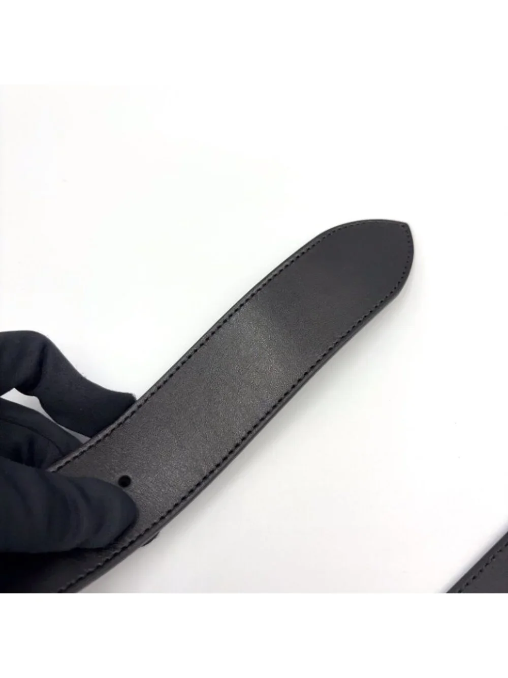 Gucci GG Marmont Leather Black Belt Gold